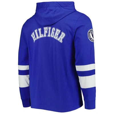 Shop Tommy Hilfiger Royal/white Indianapolis Colts Alex Long Sleeve Hoodie T-shirt
