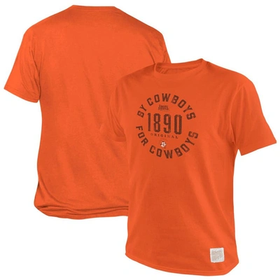 Shop Retro Brand Original  Orange Oklahoma State Cowboys 1890 Original By Cowboys For Cowboys T-shirt