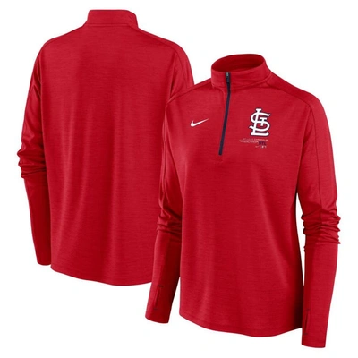 Shop Nike Red St. Louis Cardinals Pacer Quarter-zip Top