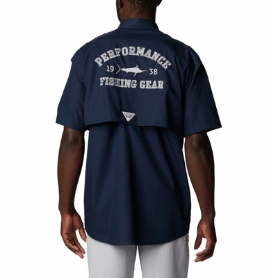 Shop Columbia Navy Dallas Cowboys Bonehead Team Button-up Shirt