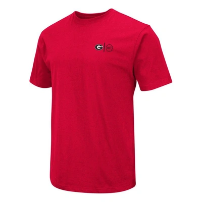 Shop Colosseum Red Georgia Bulldogs Oht Military Appreciation T-shirt