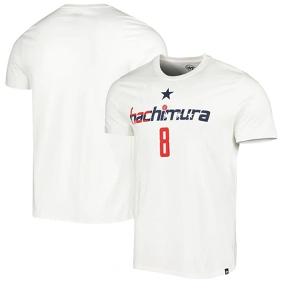 Shop 47 ' Rui Hachimura White Washington Wizards Name & Number T-shirt