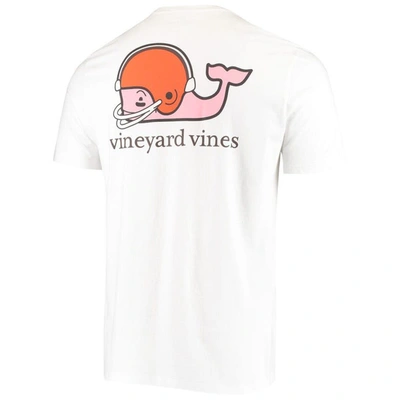 Shop Vineyard Vines White Cleveland Browns Big & Tall Helmet T-shirt