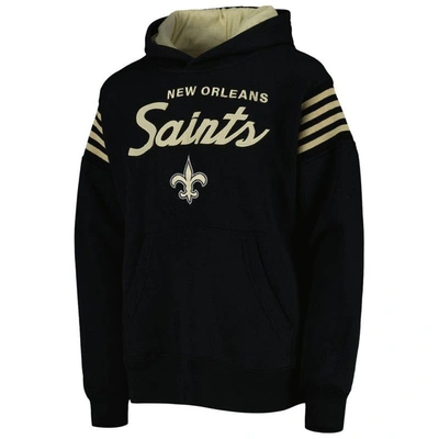 Shop Outerstuff Youth Black New Orleans Saints The Champ Is Here Pullover Hoodie