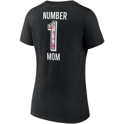 Shop Fanatics Branded Black Pittsburgh Steelers Team Mother's Day V-neck T-shirt