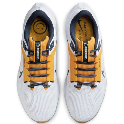 Shop Nike Unisex   White West Virginia Mountaineers Zoom Pegasus 40 Running Shoe