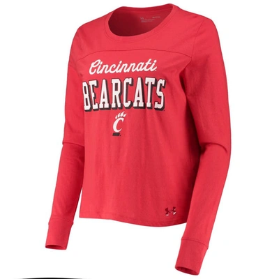Shop Under Armour Red Cincinnati Bearcats Cincy Long Sleeve T-shirt