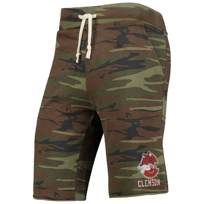 Shop Alternative Apparel Camo  Clemson Tigers Victory Lounge Shorts
