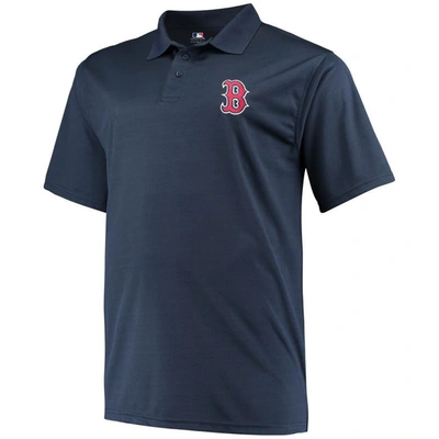 Shop Fanatics Majestic Navy Boston Red Sox Big & Tall Alternate Logo Solid Birdseye Polo