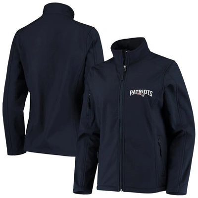 Shop Dunbrooke Navy New England Patriots Full-zip Sonoma Softshell Jacket