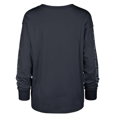 Shop 47 ' Navy Dallas Cowboys Plus Size Honey Cat Soa Long Sleeve T-shirt