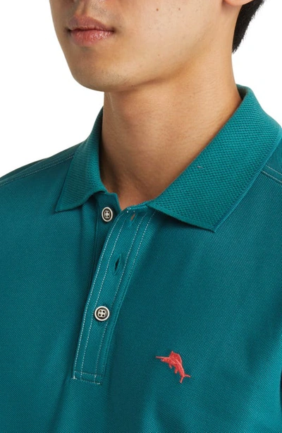 Tommy Bahama Emfielder 2.0 Islandzone® Performance Polo In Deep Sea Teal