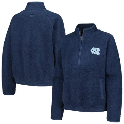 Shop Boxercraft Blue North Carolina Tar Heels Everest Half-zip Sweatshirt