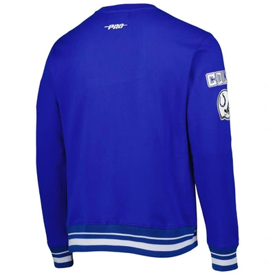 Shop Pro Standard Royal Indianapolis Colts Mash Up Pullover Sweatshirt