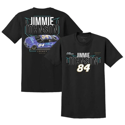 Shop Legacy Motor Club Team Collection Black Jimmie Johnson 2023 #84 Club Wyndham T-shirt