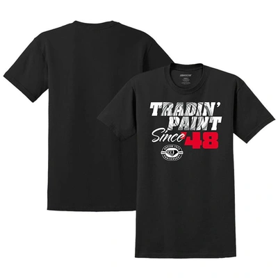 Shop E2 Apparel Black Nascar Tradin' Paint Since '48 Tri-blend T-shirt