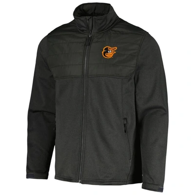 Dunbrooke Heather Black Baltimore Orioles Explorer Full-zip Jacket In Heather Black