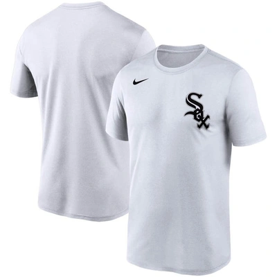 Shop Nike White Chicago White Sox Wordmark Legend Performance T-shirt