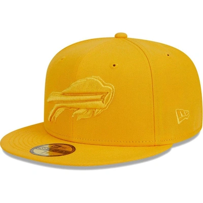 Shop New Era Gold Buffalo Bills Color Pack 59fifty Fitted Hat