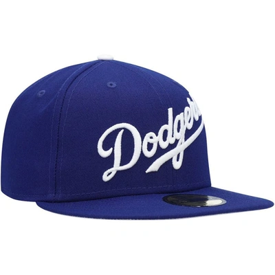 Shop New Era Royal Los Angeles Dodgers White Logo 59fifty Fitted Hat