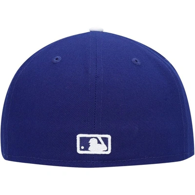 Shop New Era Royal Los Angeles Dodgers White Logo 59fifty Fitted Hat