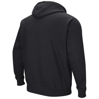 Shop Colosseum Black Army Black Knights Sunrise Pullover Hoodie