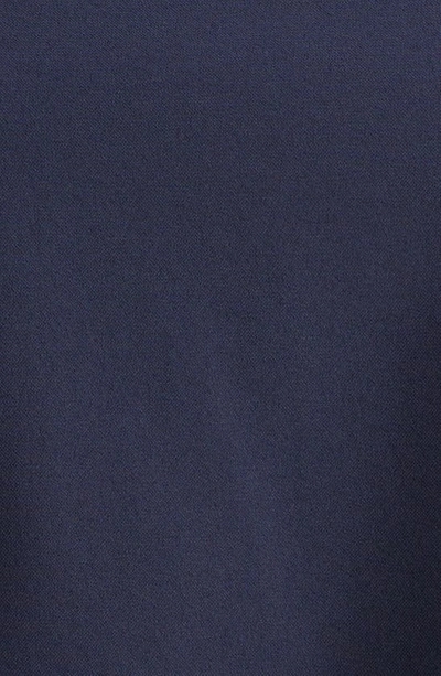 Shop Cinq À Sept Mckenna Knot Waist Shirt In Navy