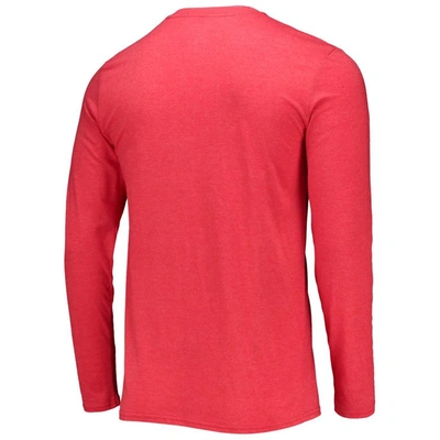 Shop Concepts Sport Black/red Atlanta Hawks Long Sleeve T-shirt & Pants Sleep Set