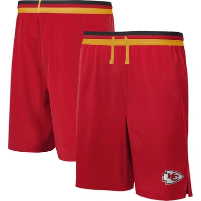 Shop Outerstuff Red Kansas City Chiefs Cool Down Tri-color Elastic Training Shorts