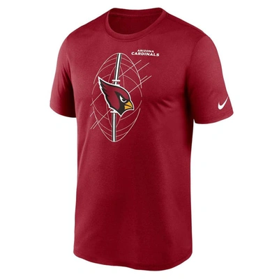 Shop Nike Cardinal Arizona Cardinals Legend Icon Performance T-shirt