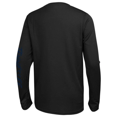 Shop Outerstuff Black Tennessee Titans Agility Long Sleeve T-shirt