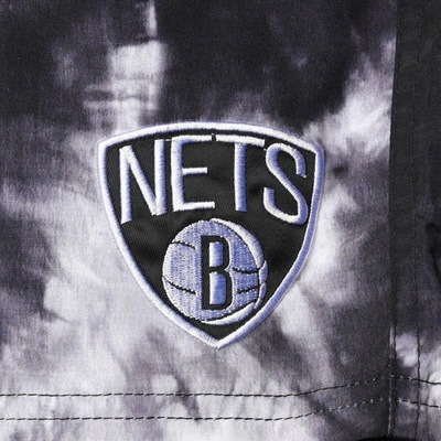 Shop G-iii Sports By Carl Banks Black Brooklyn Nets Splash Volley Swim Shorts