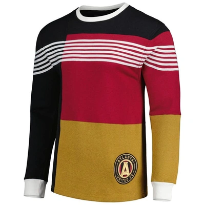 Shop Grungy Gentleman Black Atlanta United Fc Logo Pullover Sweatshirt