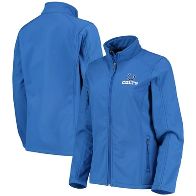 Shop Dunbrooke Royal Indianapolis Colts Full-zip Sonoma Softshell Jacket