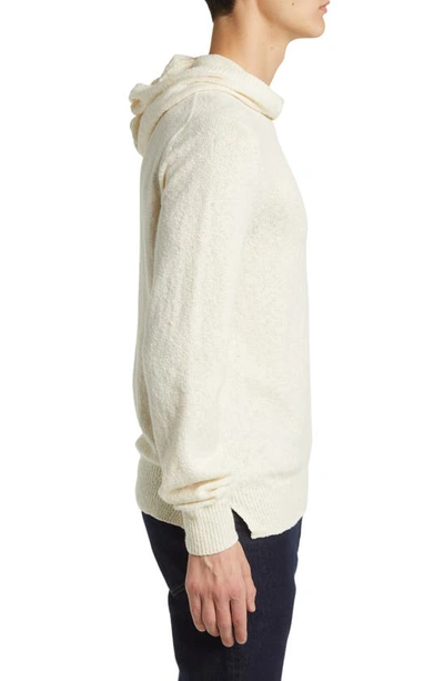 Shop Goodlife Bouclé Hoodie Sweater In Seed
