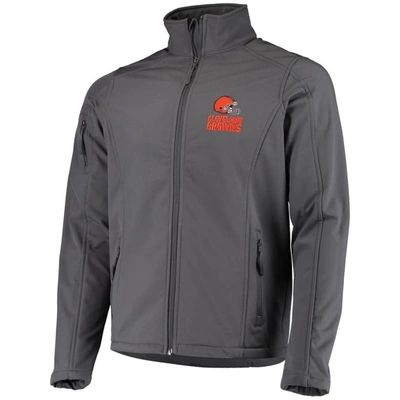Shop Dunbrooke Charcoal Cleveland Browns Sonoma Softshell Full-zip Jacket
