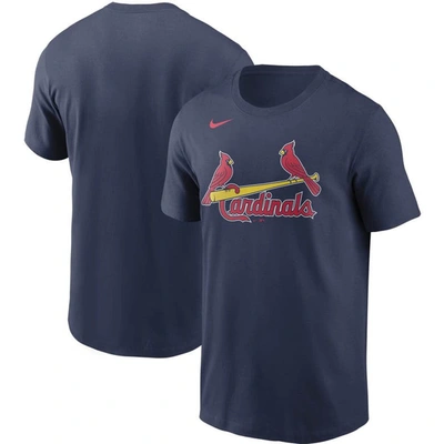 Shop Nike Navy St. Louis Cardinals Team Wordmark T-shirt