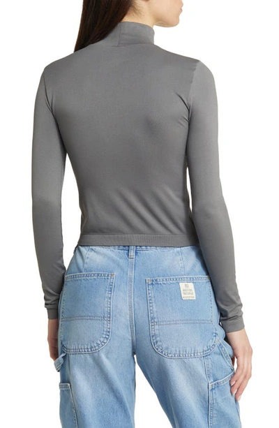 Shop Pacsun Turtleneck Top In Poppy Seed