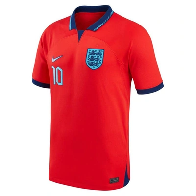 NIKE NIKE RAHEEM STERLING RED ENGLAND NATIONAL TEAM 2022/23 REPLICA AWAY JERSEY 
