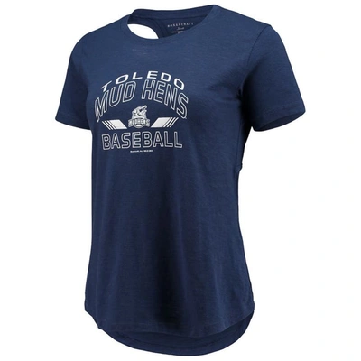 Shop Boxercraft Navy Toledo Mud Hens Cut It Out T-shirt