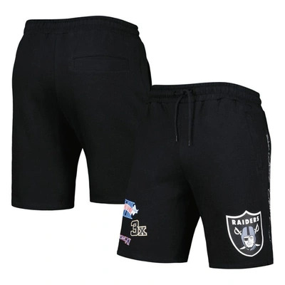 Shop New Era Black Las Vegas Raiders Historic Champs Shorts