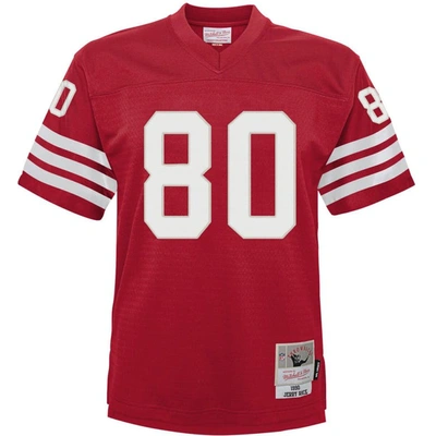 Shop Mitchell & Ness Infant  Jerry Rice Scarlet San Francisco 49ers 1990 Retired Legacy Jersey