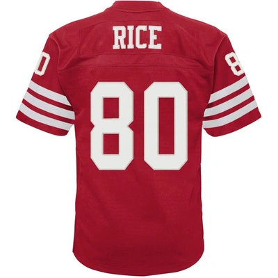 Shop Mitchell & Ness Infant  Jerry Rice Scarlet San Francisco 49ers 1990 Retired Legacy Jersey