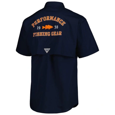 Shop Columbia Navy Auburn Tigers Bonehead Button-up Shirt