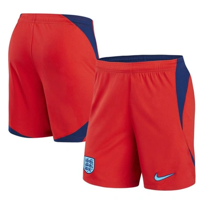 Shop Nike Red England National Team Away Performance Stadium Shorts