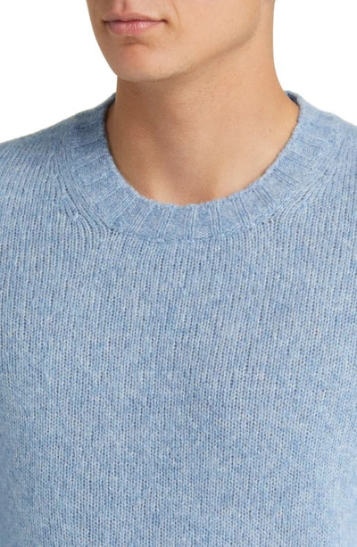 Shop Nn07 Lee 6598 Wool Blend Crewneck Sweater In Dust Blue