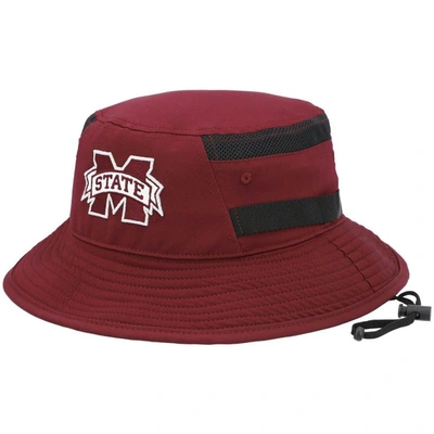 Shop Adidas Originals Adidas Maroon Mississippi State Bulldogs 2021 Sideline Aeroready Bucket Hat