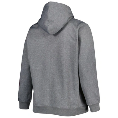 Shop Profile Heather Charcoal New England Patriots Plus Size Fleece Full-zip Hoodie Jacket