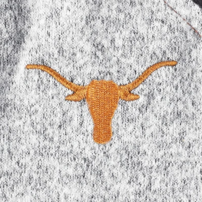 Shop Zoozatz Texas Orange/gray Texas Longhorns Colorblock Cozy Tri-blend Lounge Pants In Burnt Orange