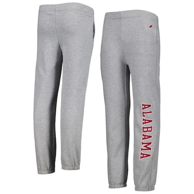 Shop League Collegiate Wear Youth  Gray Alabama Crimson Tide Essential Pants In Heather Gray